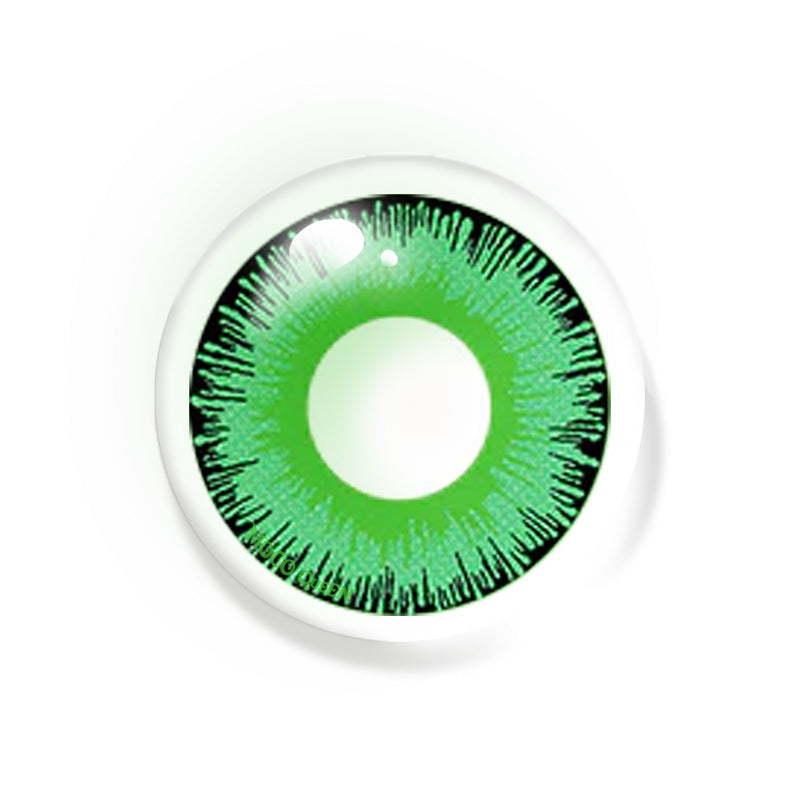 Cyper Green Cosplay Halloween Contact Lenses