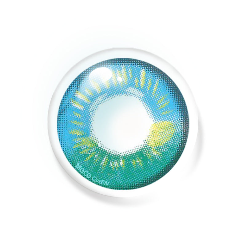 Anime Turquoise Blue Cosplay Halloween Contact Lenses