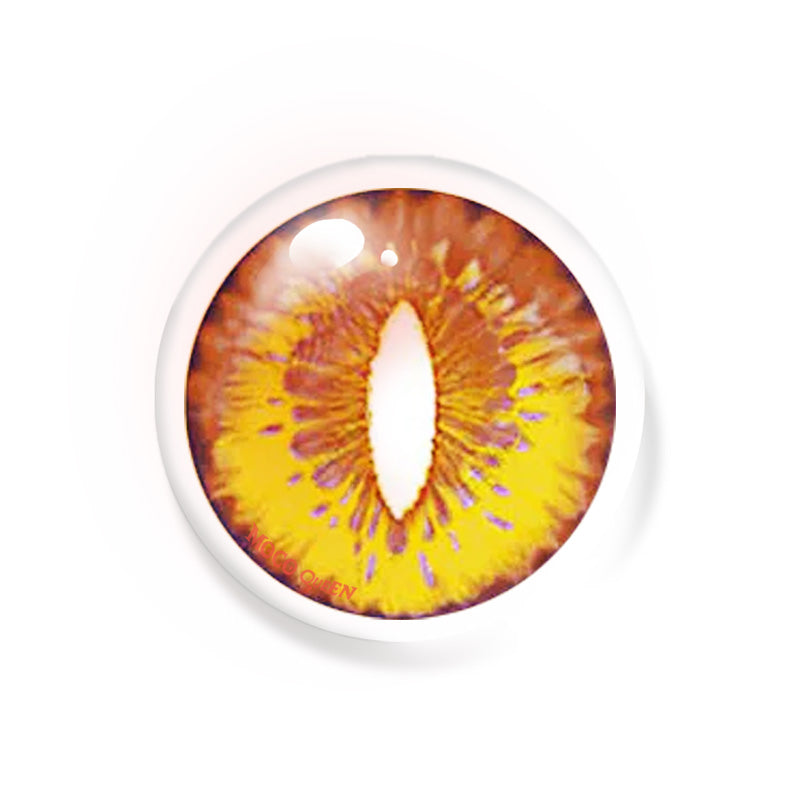 Dragon Maid Gold Yellow Contact Lenses (Prism Ballast-Prevents Rotating Technology)