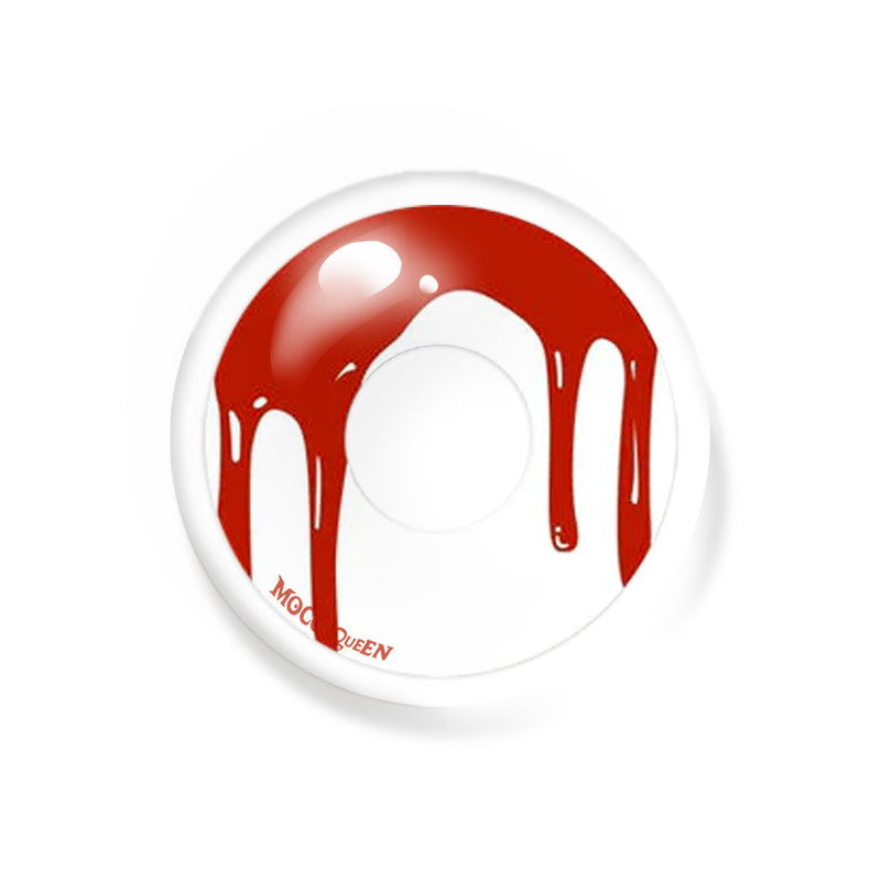 Bloody Drip Scary Halloween Costume Contacts (Prism Ballast-Prevents Rotating Technology)