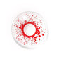 Bloodshot Drops Red White Cosplay Halloween Contact Lenses