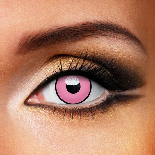 Anime Pink Corunus Cosplay Halloween Contact Lenses