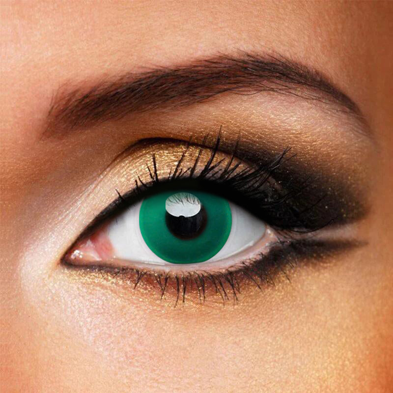 Emerald Green Cosplay Halloween Contact Lenses