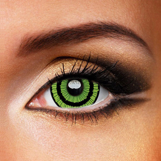 Goblin Green 17mm Sclera Contacts（NEW）