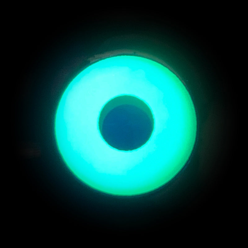 UV Glow Green Halloween Contacts (UV Function)