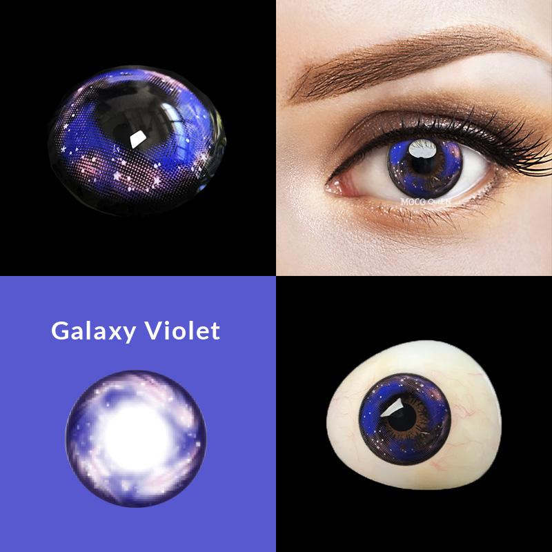 Anime Galaxy Violet Contacts