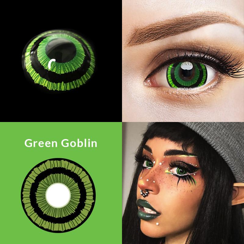 Goblin Green 17mm Sclera Contacts（NEW）