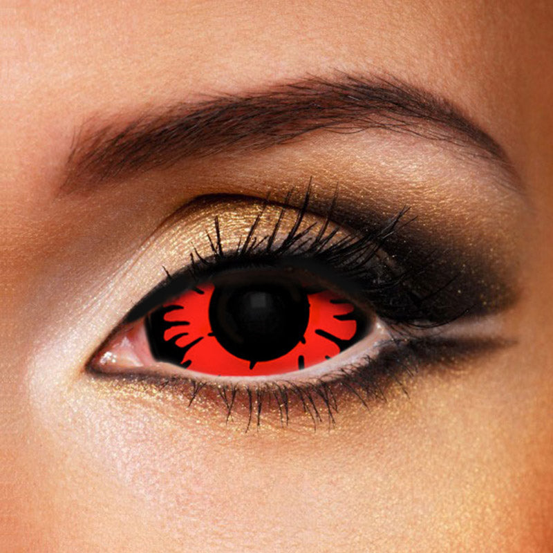 Red Devil Eye Sclera 22mm Contacts