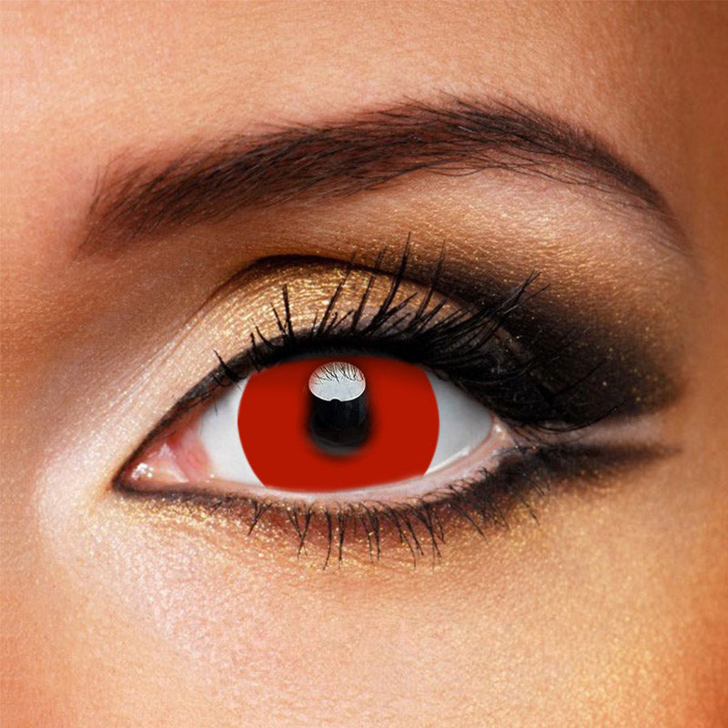 Halloween Red Mini Sclera 17mm Contacts